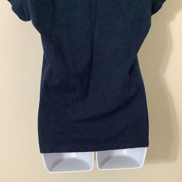 Vintage Y2K Aéropostale Navy Preppy Academic Butterfly Embroidered Polo Shirt XL - Picture 6 of 8